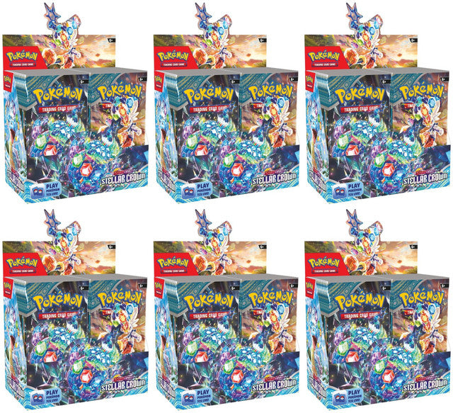 Pokemon TCG Stellar Crown Booster Box (Case of 6) Pokemon TCG Stellar Crown Booster Box (Case of 6)