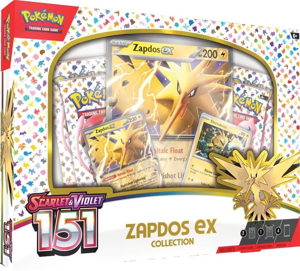 Pokemon Scarlet & Violet 151 Collection—Zapdos ex