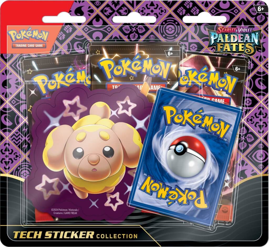 Pokemon TCG Paldean Fates Tech Sticker Blister