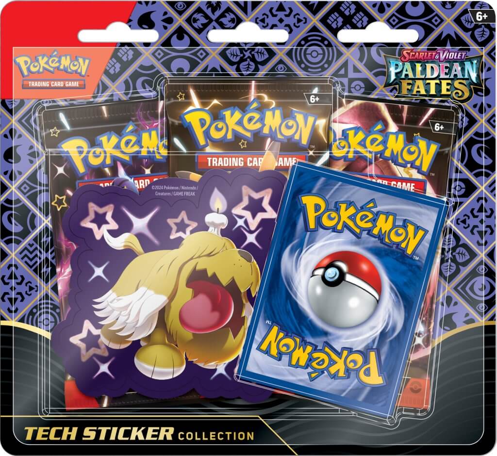Pokemon TCG Paldean Fates Tech Sticker Blister