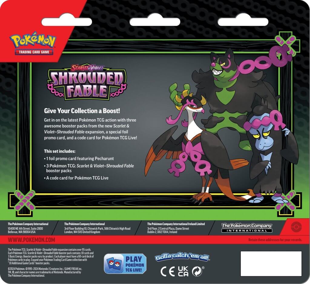 Pokemon TCG Shrouded Fable Pack Blister