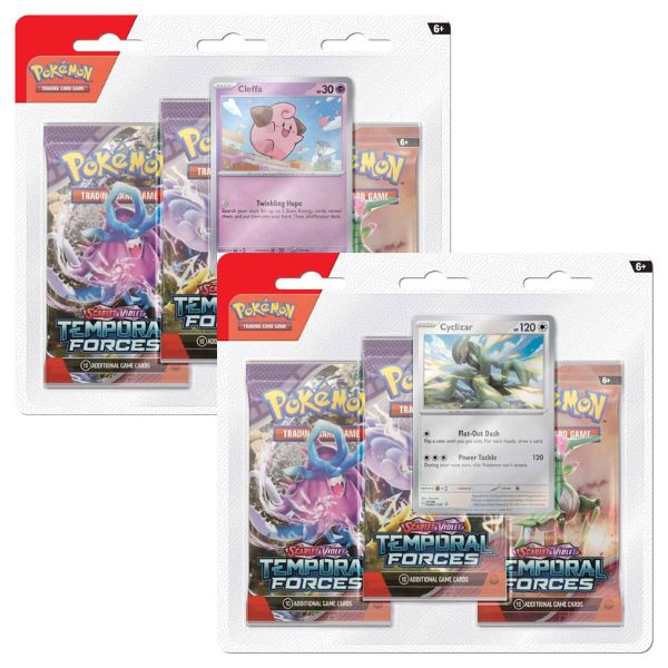 Pokemon TCG Temporal Forces Three-Booster Blister