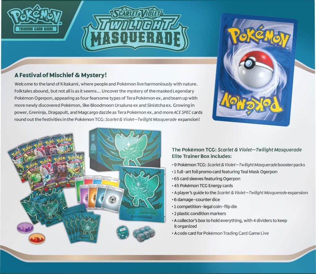 Pokemon TCG Twilight Masquerade Elite Trainer Box