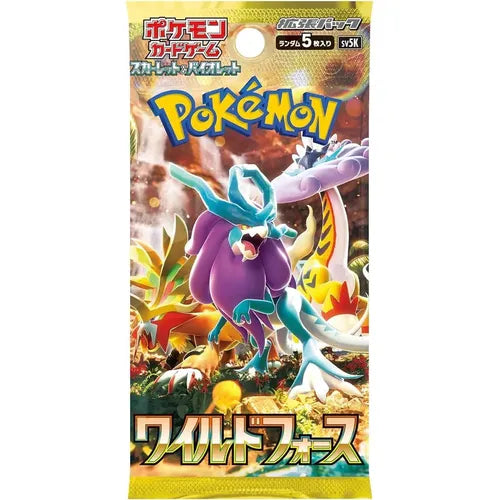 Wild Force Booster Pack SV5K (Japanese Pokemon)