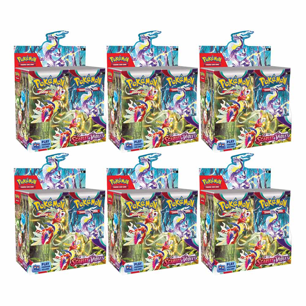 Pokemon TCG Scarlet & Violet Base Booster Box (Case of 6) Pokemon TCG Scarlet & Violet Base Booster Box (Case of 6)