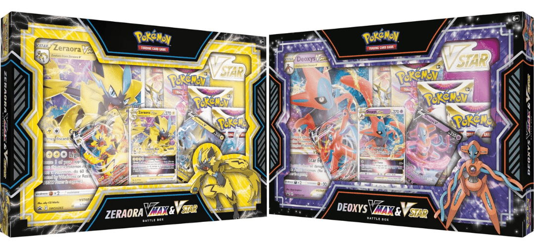 Pokemon TCG Deoxys/Zeraora VMAX & VSTAR Battle Box