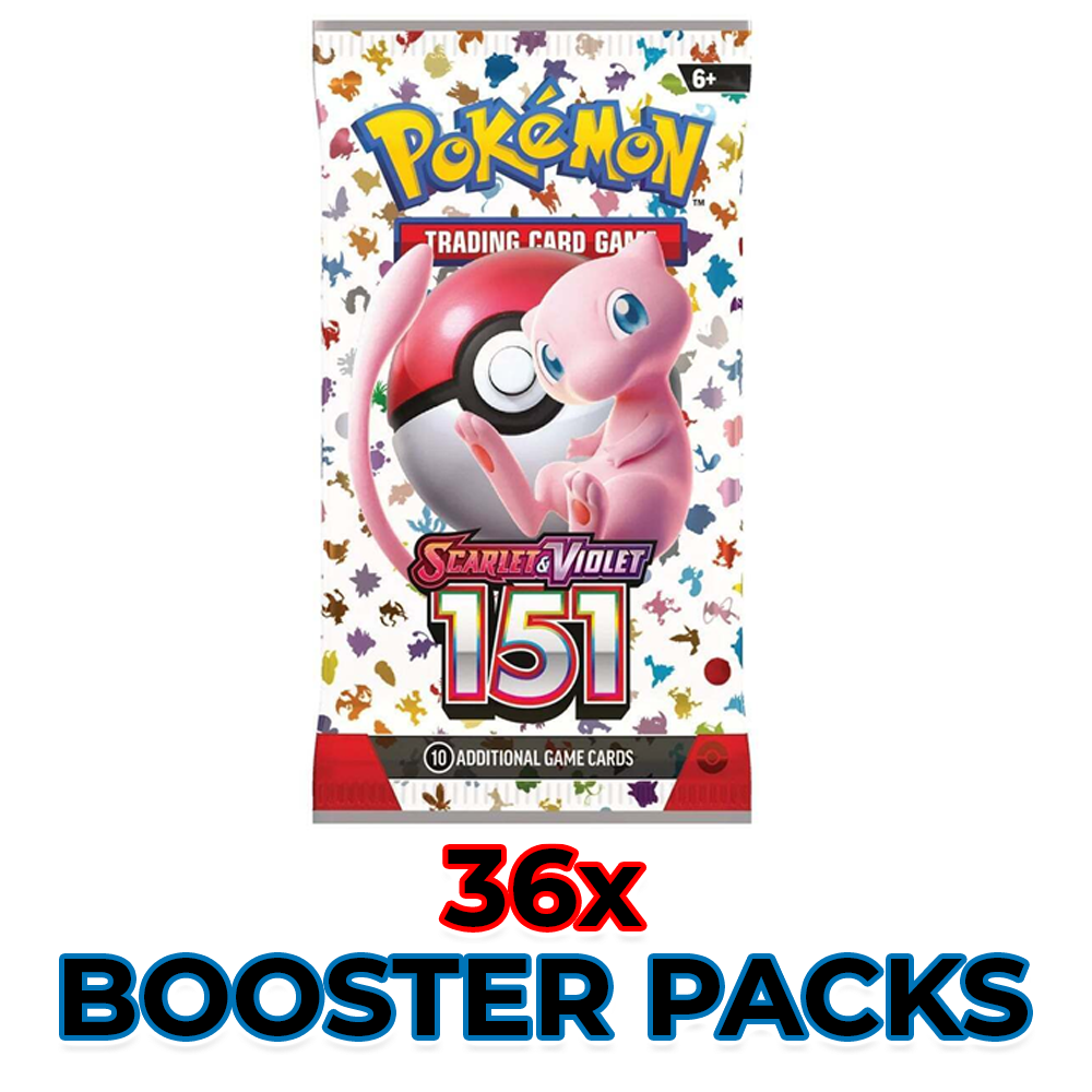 36 x Pokemon TCG Pokémon 151 Booster Packs