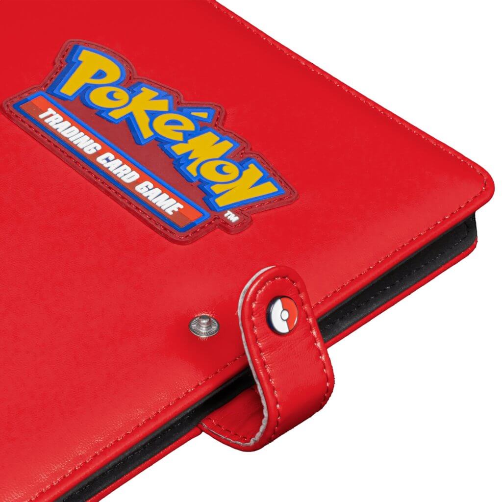 Pokemon - Portfolio - Premium Red Snap Binder Pokemon - Portfolio - Premium Red Snap Binder