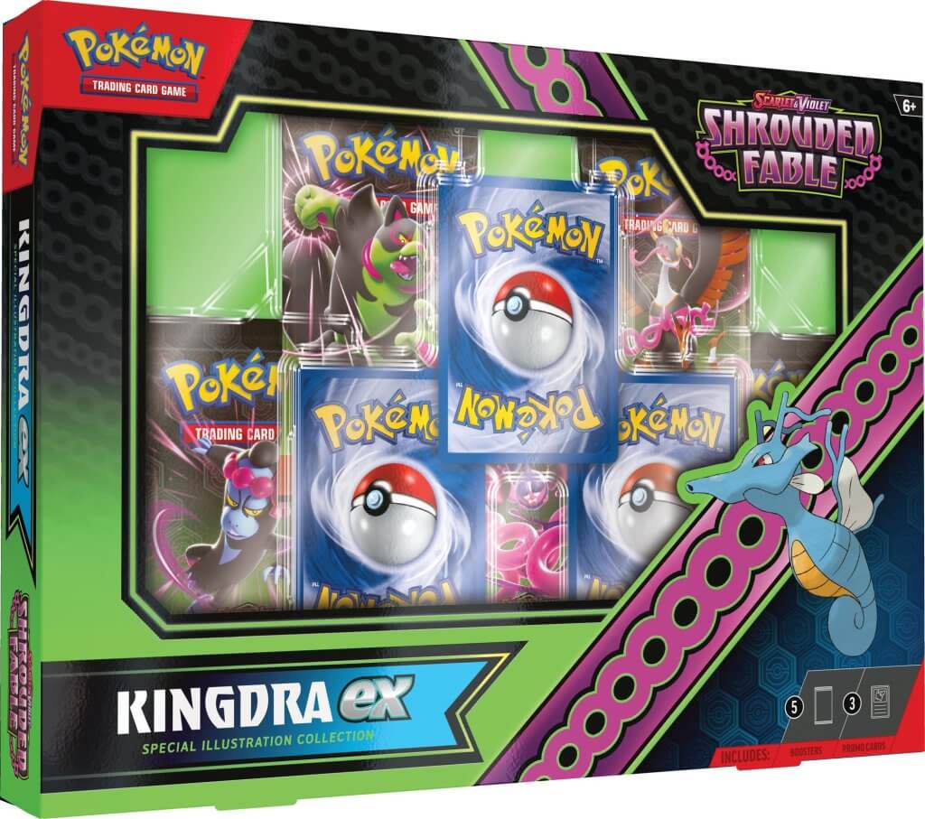 Pokemon TCG Shrouded Fable Kingdra/Greninja ex Special Collection