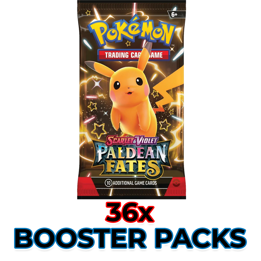 36 x Pokemon TCG Paldean Fates Booster Pack
