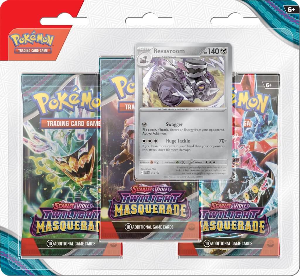 Pokemon TCG Twilight Masquerade Three-Booster Blister