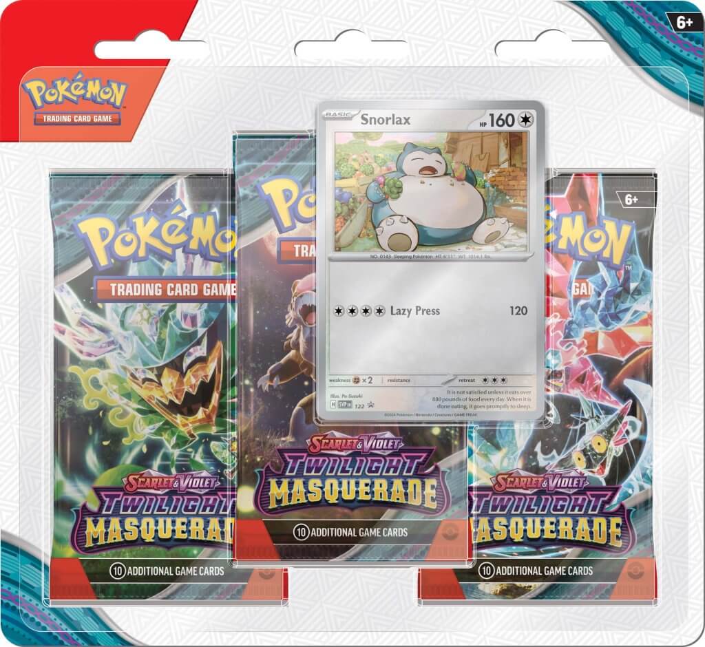 Pokemon TCG Twilight Masquerade Three-Booster Blister