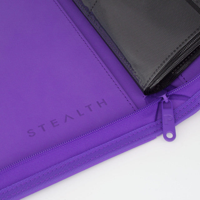 STEALTH 12 Pocket Zip Trading Card Binder - Purple