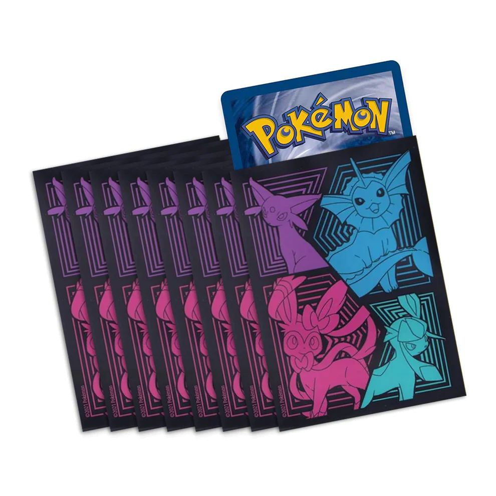 espeon card sleeves POKMON - - SYLVEON/ESPEON/GLACEON/VAPOREON Protect your Pokemon cards with the Pokemon TCG Evolving Skies Elite Trainer Box
