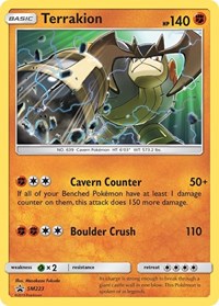 Terrakion - SM223 - Holo Black Star Promo