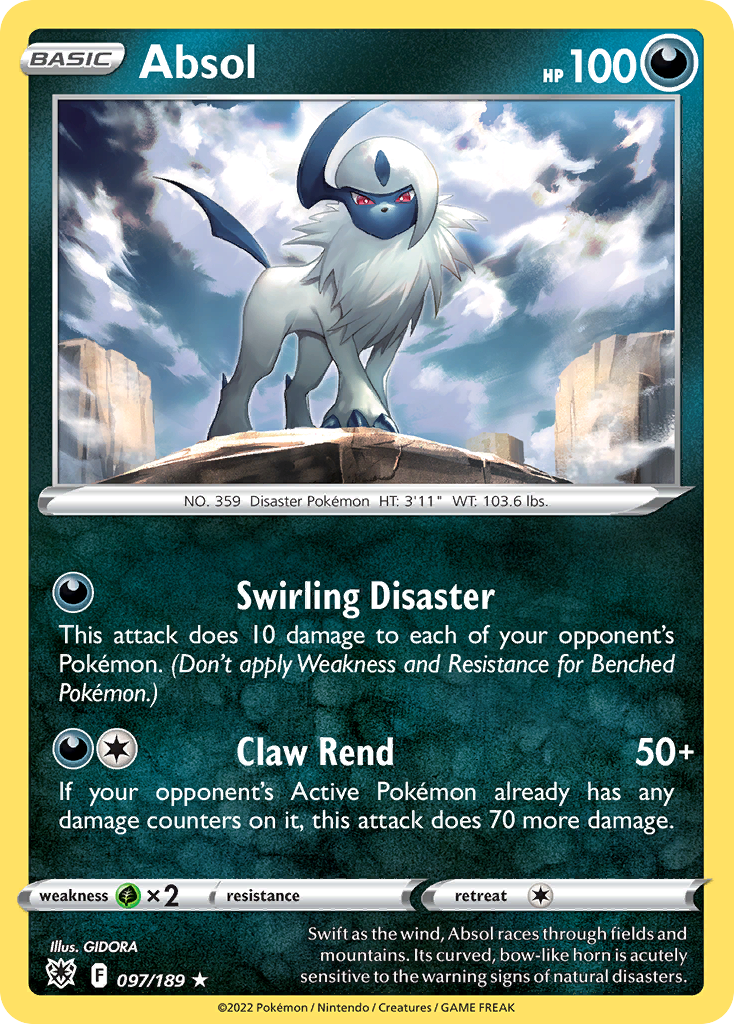 Absol 097/189 Holo Rare Astral Radiance