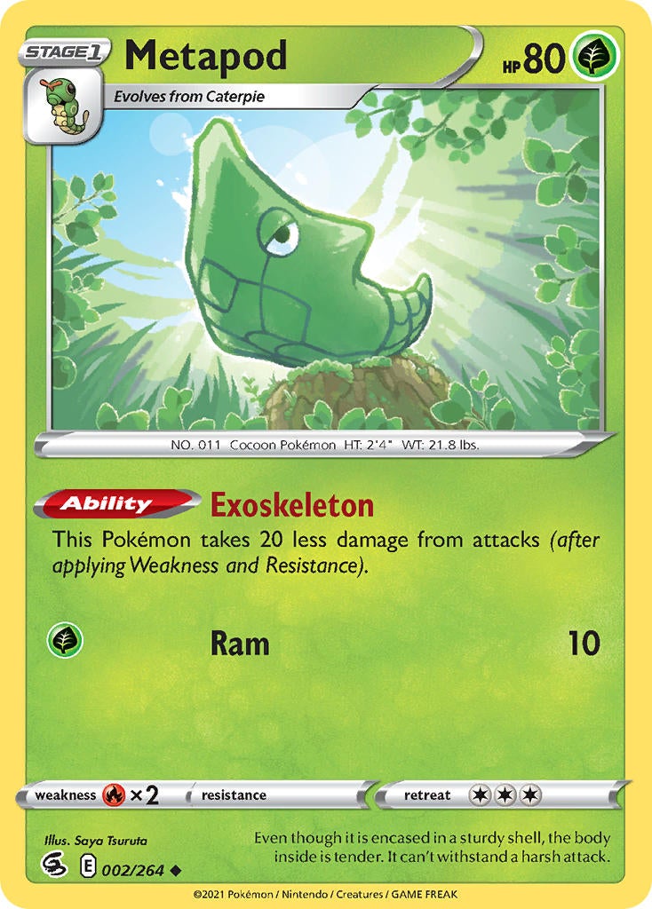 Metapod - 002/264 - Uncommon - Fusion Strike