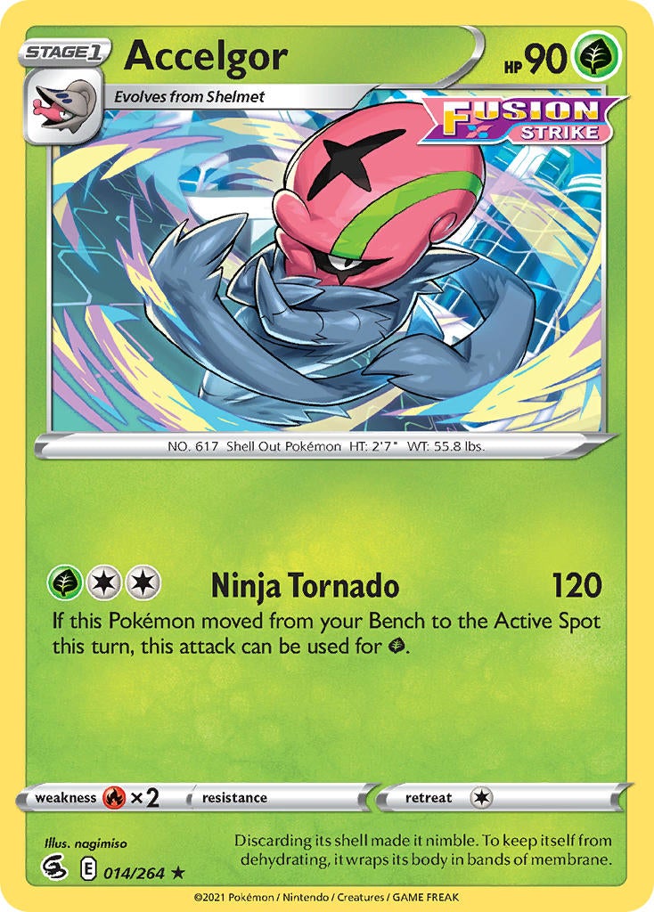 Accelgor - 014/264 - Rare - Fusion Strike