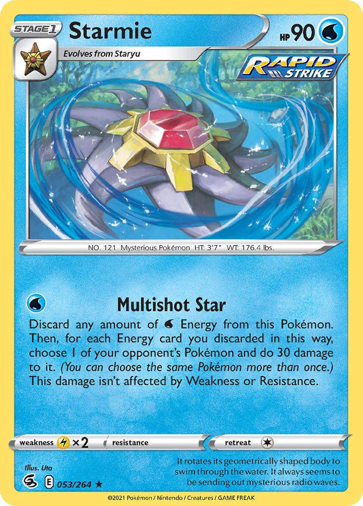 Starmie - 053/264 - Holo Rare - Fusion Strike