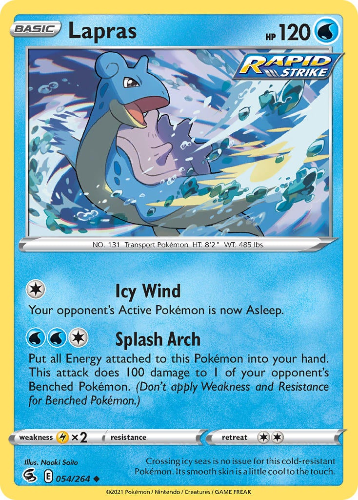 Lapras - 054/264 - Uncommon - Fusion Strike