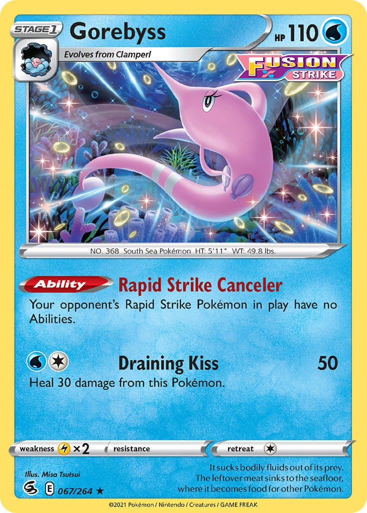 Gorebyss - 067/264 - Rare - Fusion Strike