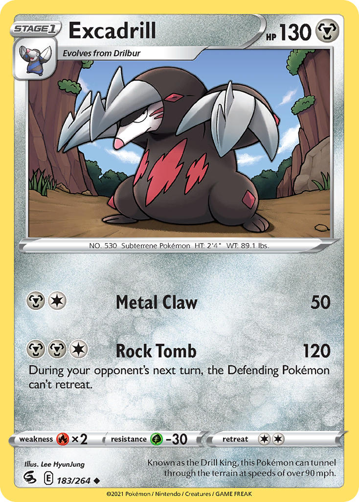 Excadrill - 183/264 - Uncommon - Fusion Strike