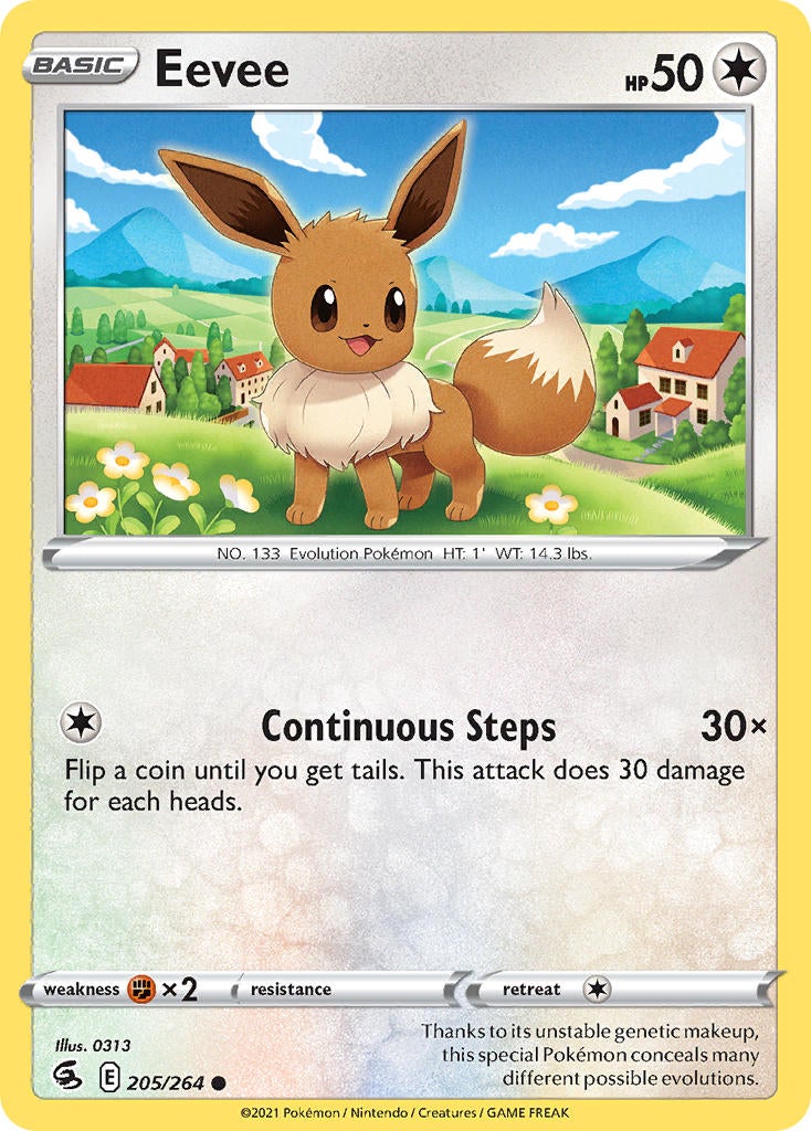 Eevee - 205/264 - Common - Fusion Strike