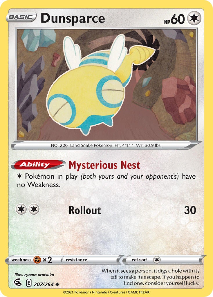 Dunsparce - 207/264 - Uncommon - Fusion Strike
