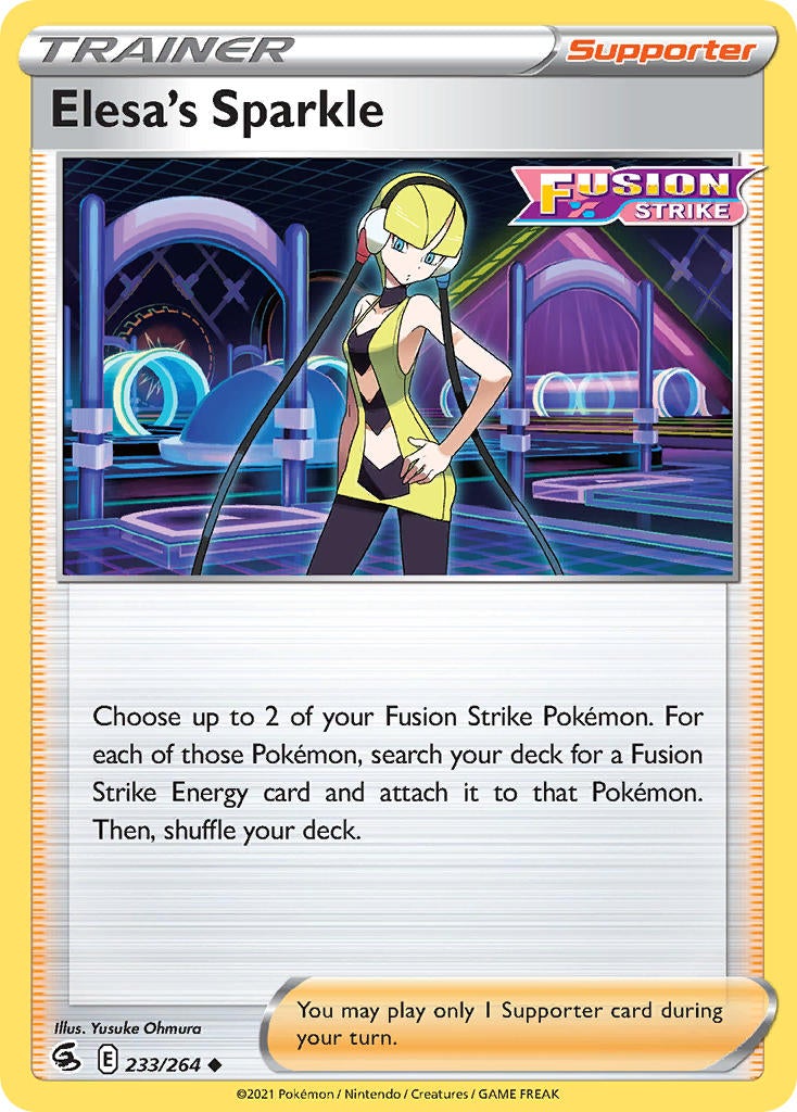 Elesa’s Sparkle - 233/264 - Uncommon - Fusion Strike