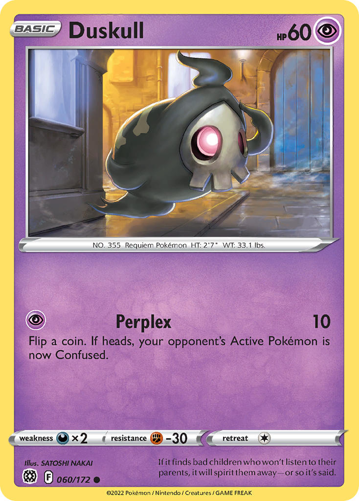 Duskull - 060/172 - Common - Brilliant Stars
