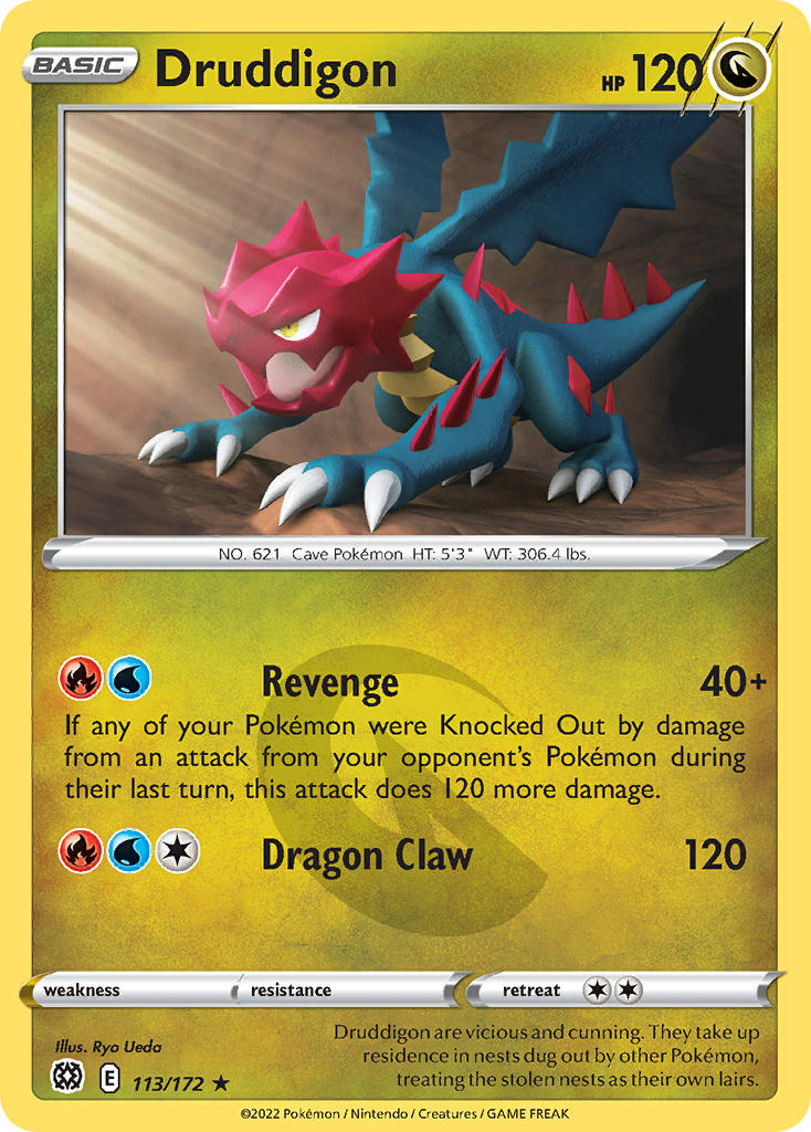 Druddigon - 113/172 - Rare - Brilliant Stars